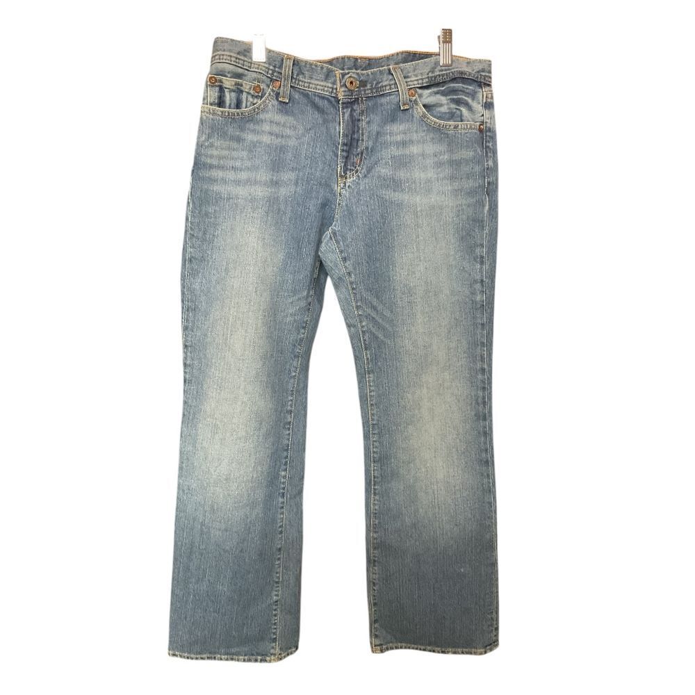 Y2K Polo Ralph Lauren Kelly Bootcut Vintage Jeans Light Wash Denim Sz 8S
